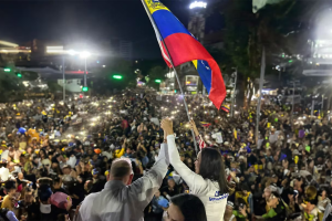 Así cerraron la campaña Edmundo González y María Corina Machado