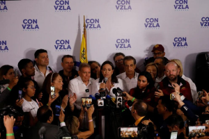 María Corina Machado aseguró oposición logró el 70% de votos en elecciones de Venezuela