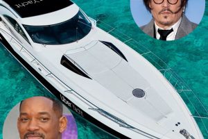 Will Smith y Johnny Depp vistos juntos en un yate